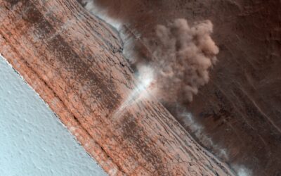 Séismes et avalanches de poussières sur Mars