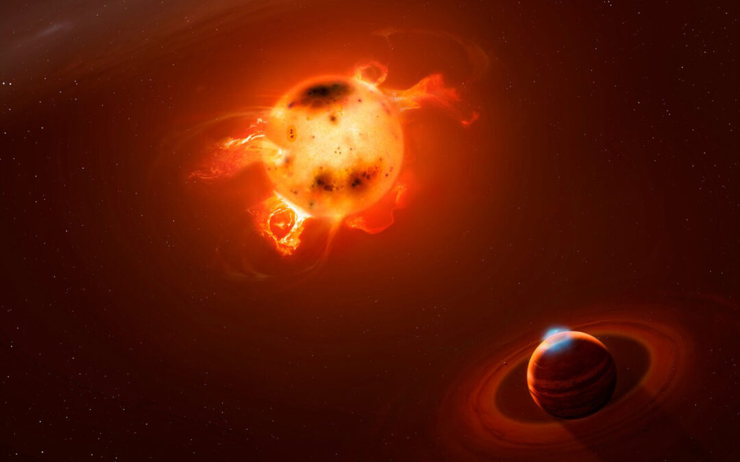 Une très jeune exoplanète